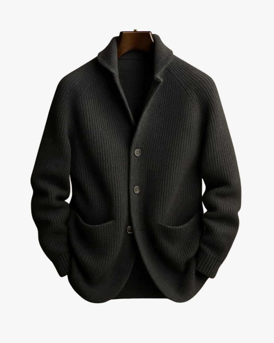 Refined Wool Blend Cardigan