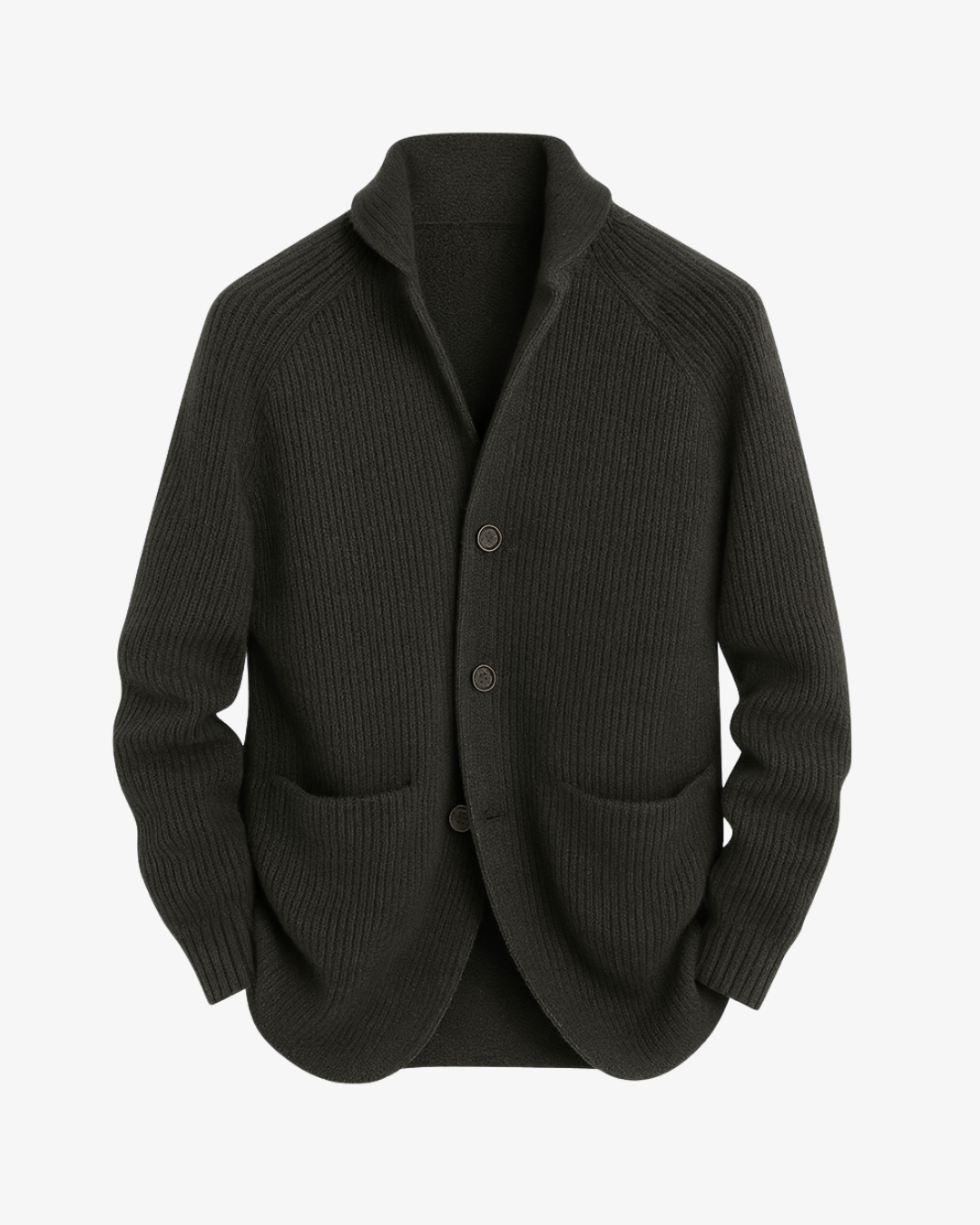 Refined Wool Blend Cardigan