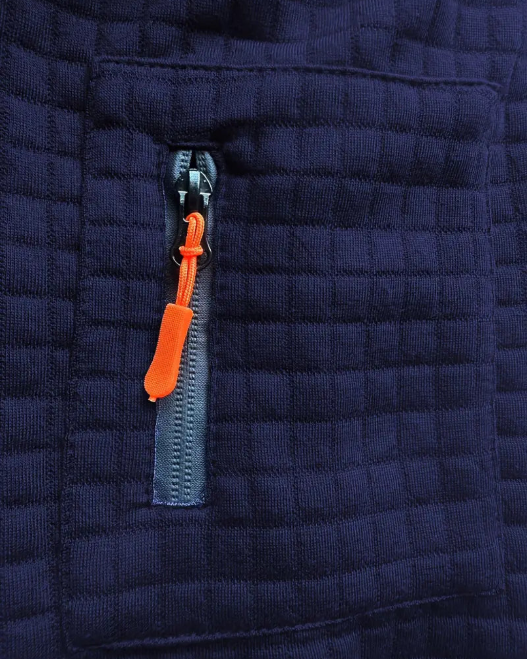 Refined Texture Polo Sweater