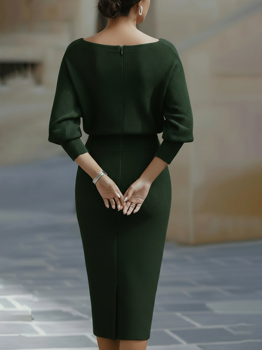 Kaitlyn | Serene Cowl Neck Elegance Dress