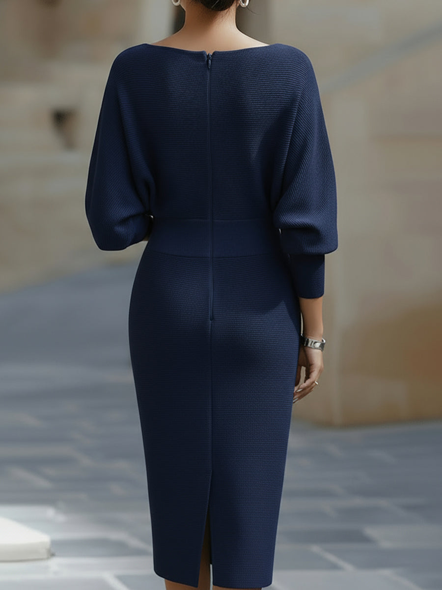Kaitlyn | Serene Cowl Neck Elegance Dress