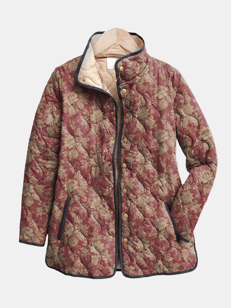 Chloe | Vintage Floral Pattern Jacket