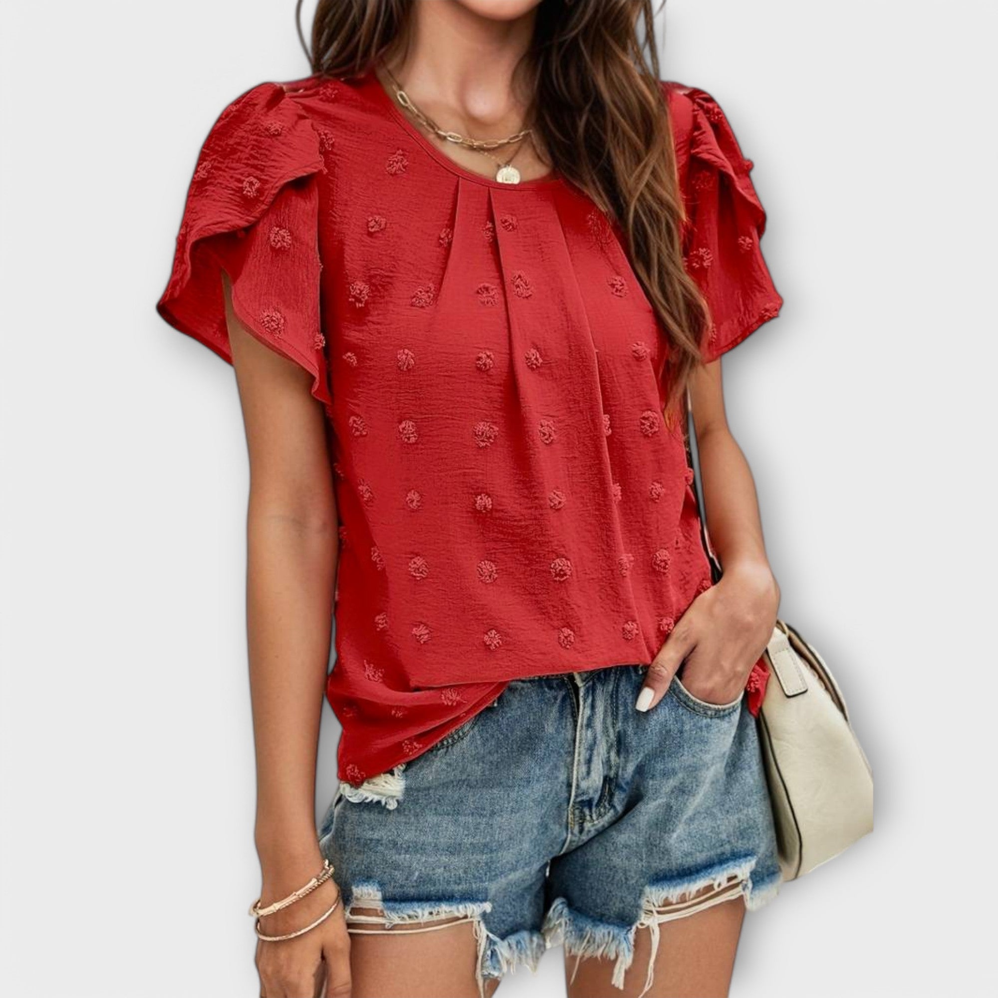Charlotte - polka dot blouse