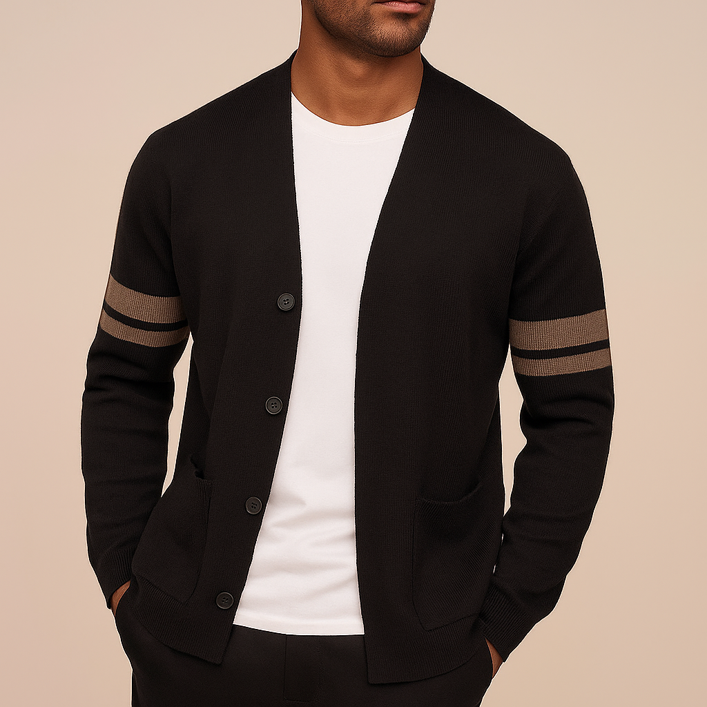 Balanced Merino Cardigan Layer
