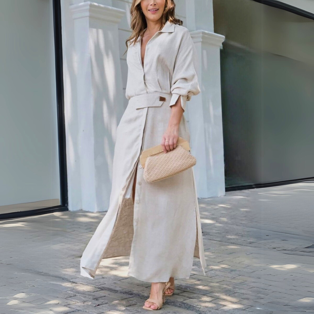 Amelia | Effortless Linen Maxi