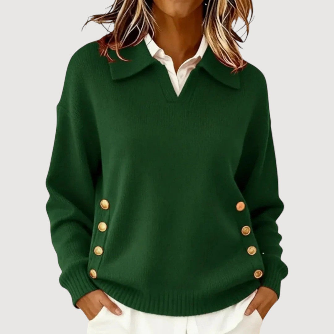 Aira | Elegant V-Neck Sweater