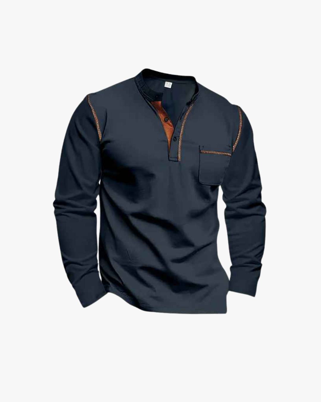 Refined Contrast Stitch Shirt