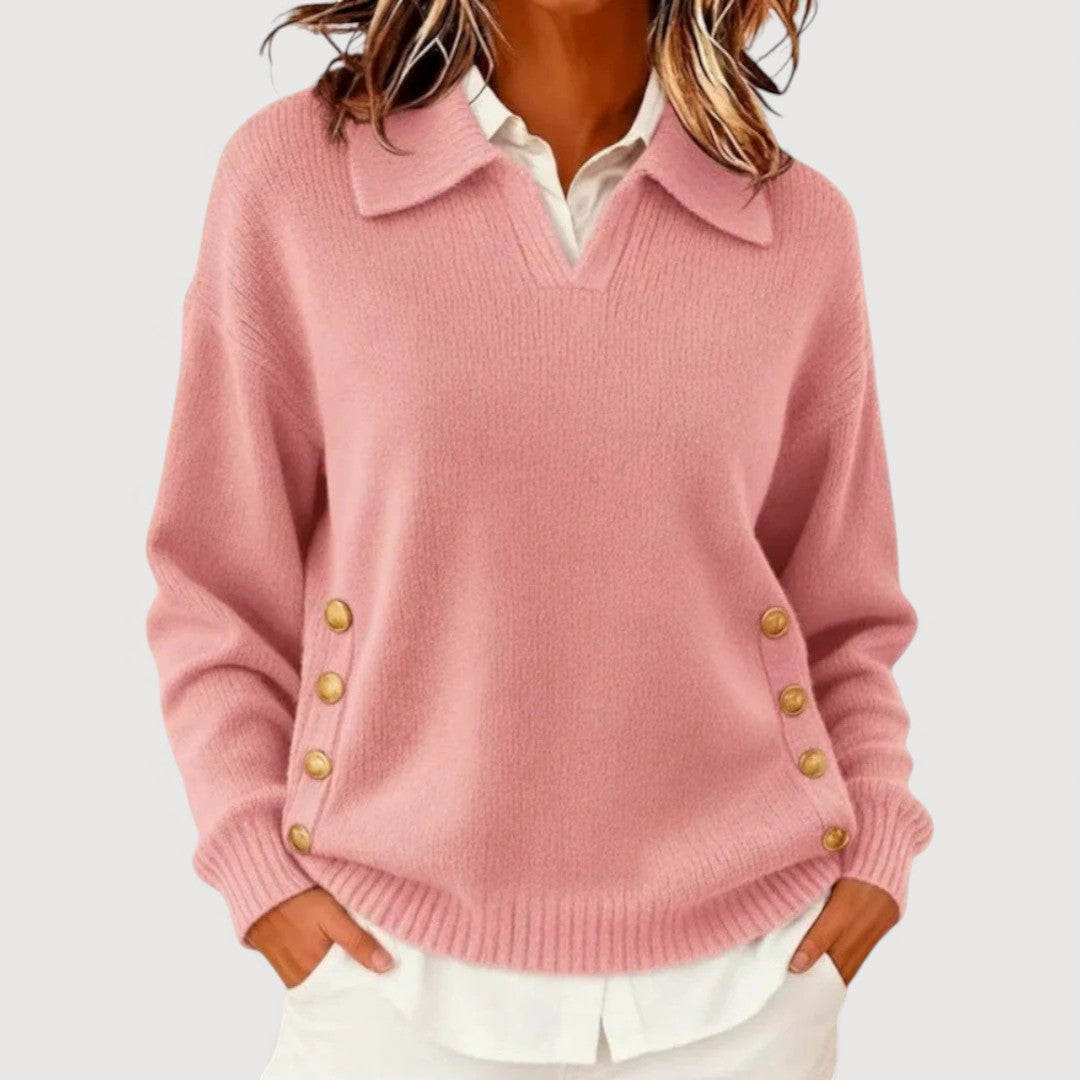Aira | Elegant V-Neck Sweater
