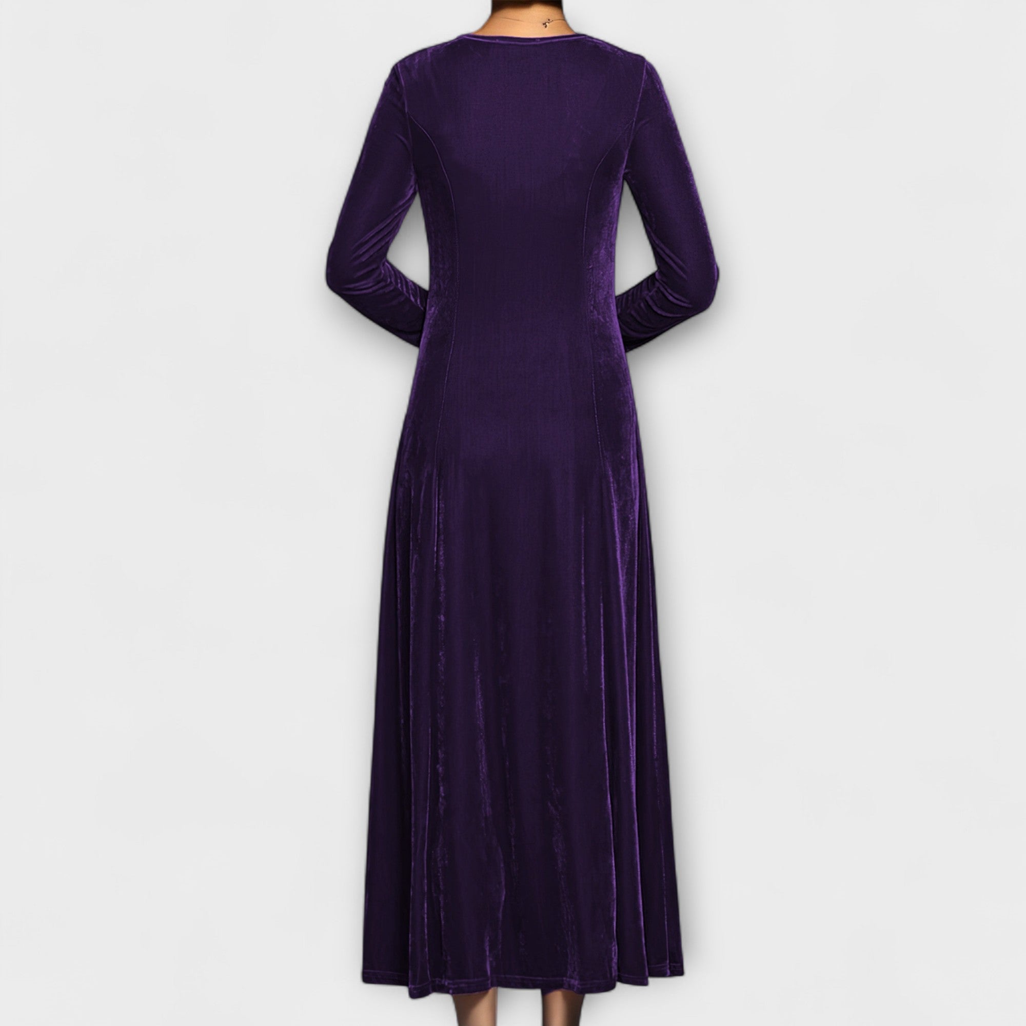 Vivian | Timeless Velvet A-Line Dress