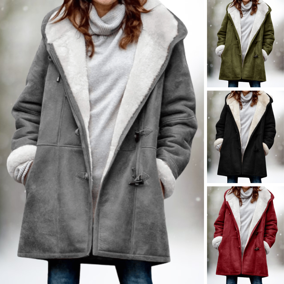Grace | Warm Suede Fleece Fall Jacket