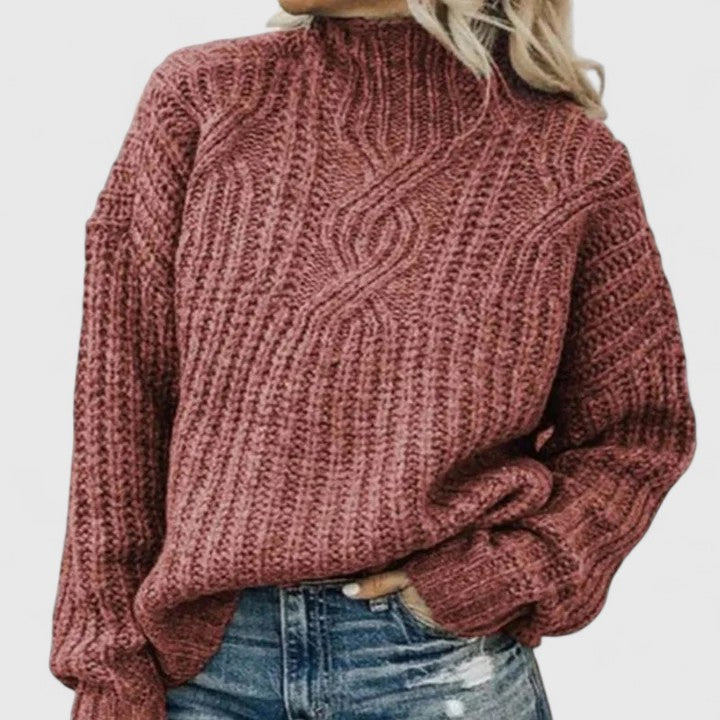 Aerynna | Elegant Cable Knit Sweater