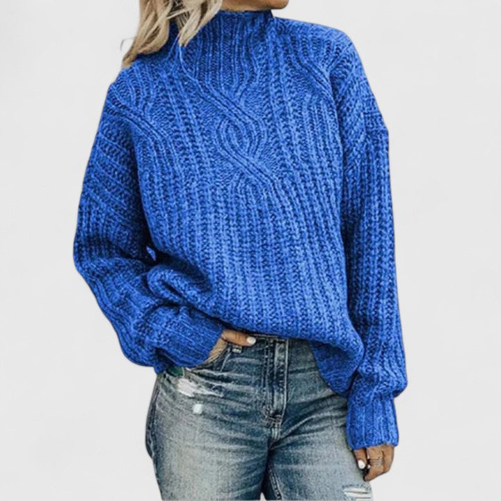 Aerynna | Elegant Cable Knit Sweater
