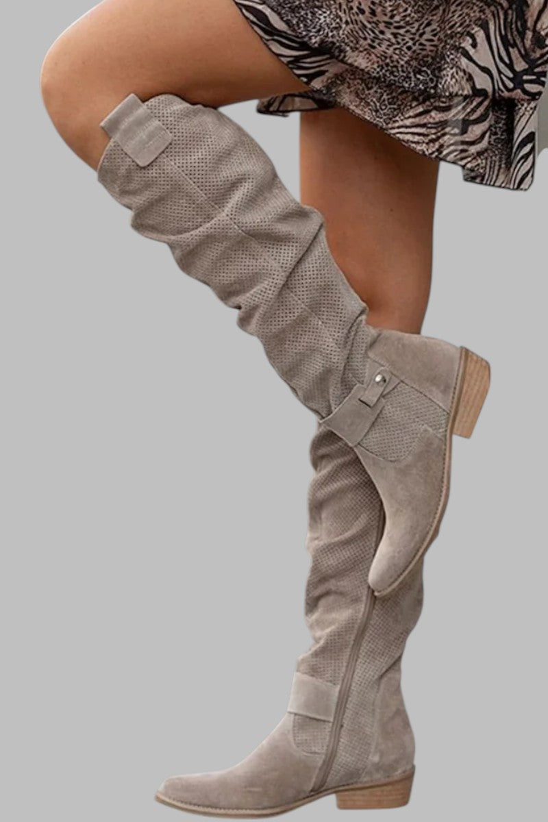 Hailey | Soft Vintage Knee High Boots