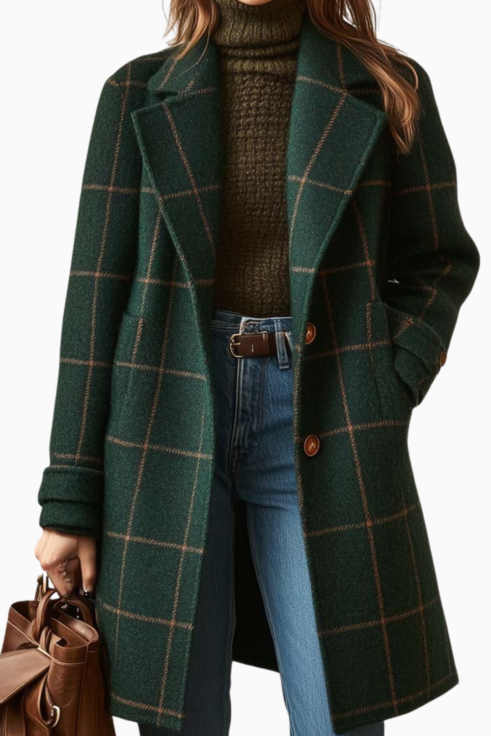 Audrey | Classic Plaid Coat