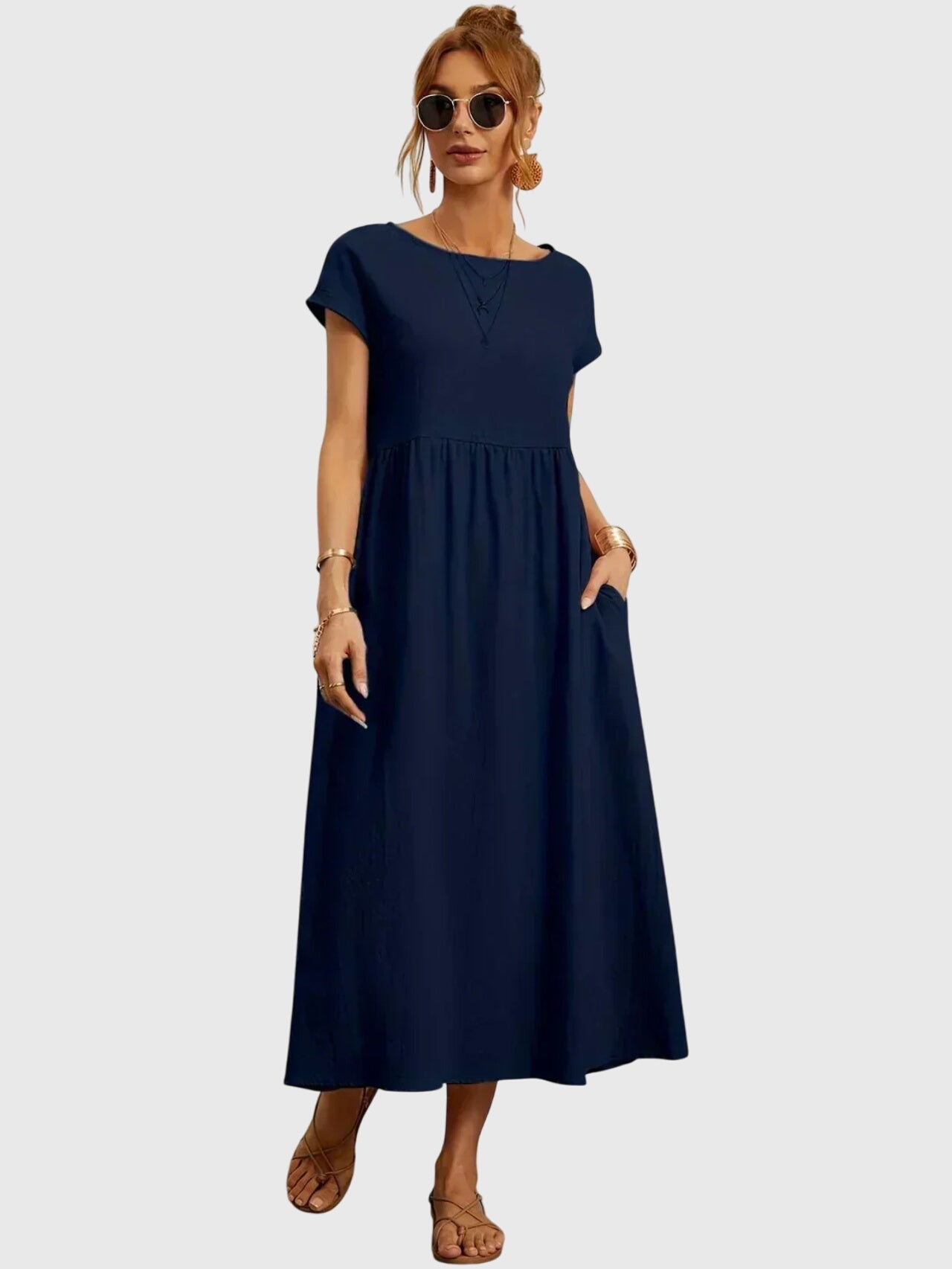 Aria | Effortless Everyday Relaxed Pocket Dress