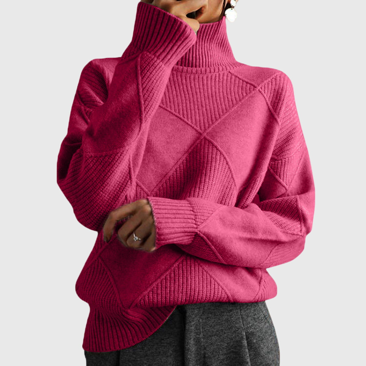 Angela| Elegant Knit Pullover