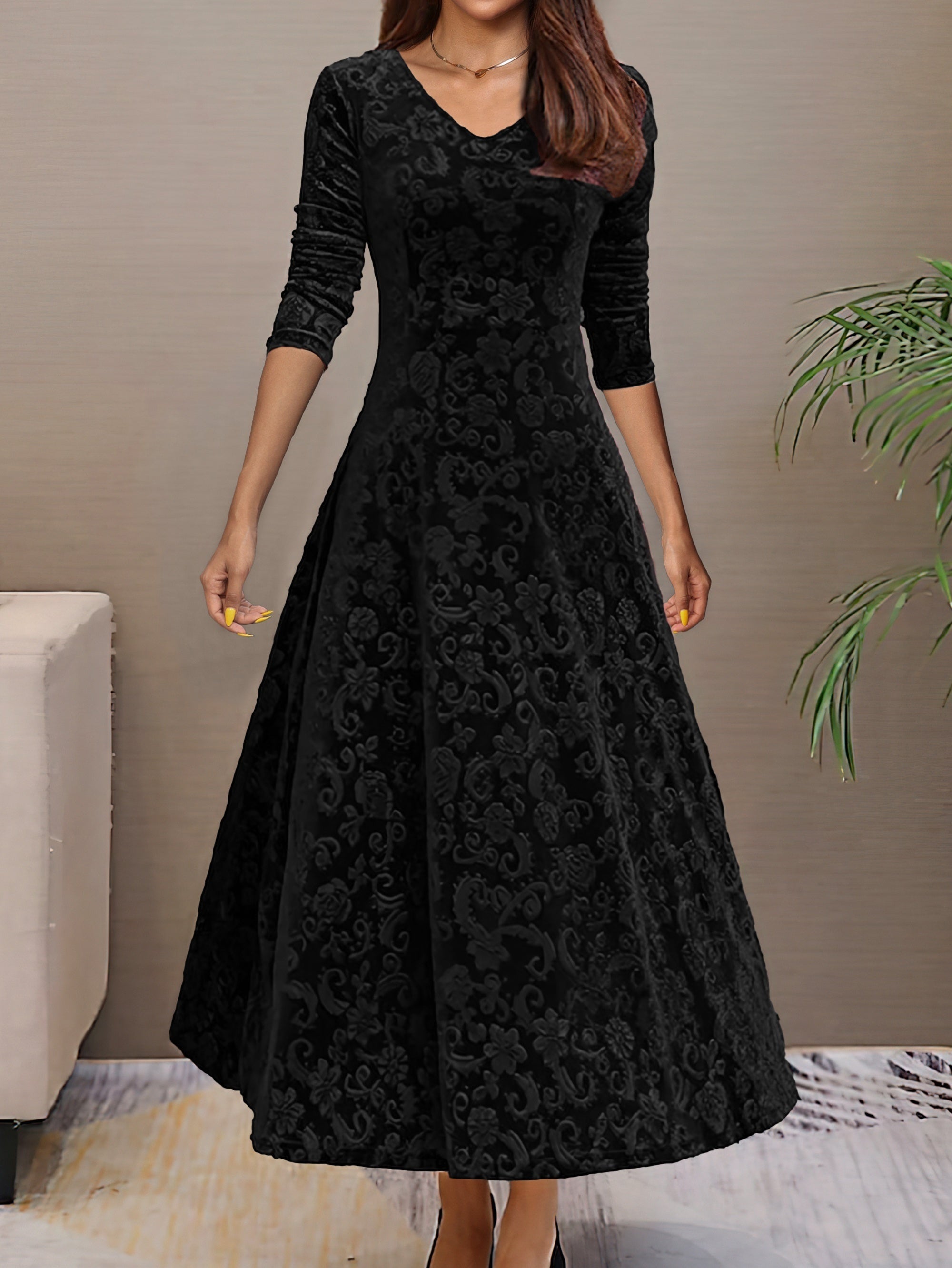 Olivia | Festive Winter Grace Dress