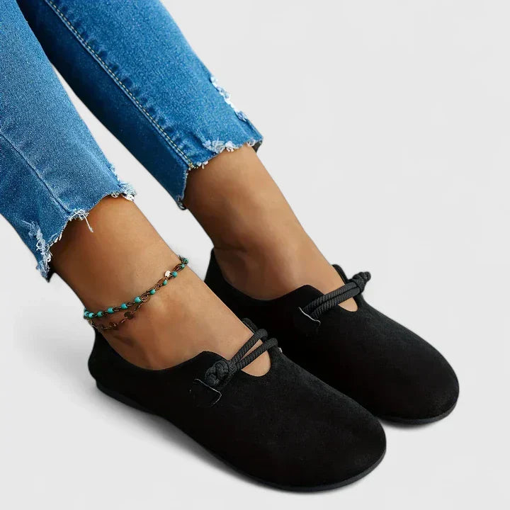 Isie | Earthy Rope-Knot Flats