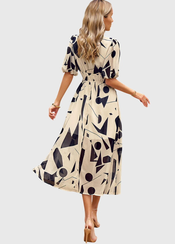 Willow | Vibrant Smocked Floral Midi Dress