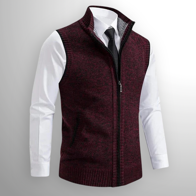 Refined Zip Vest
