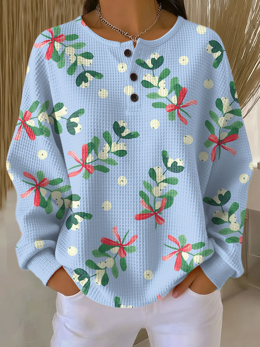Seraphina | Soft Sweater with Christmas Motif
