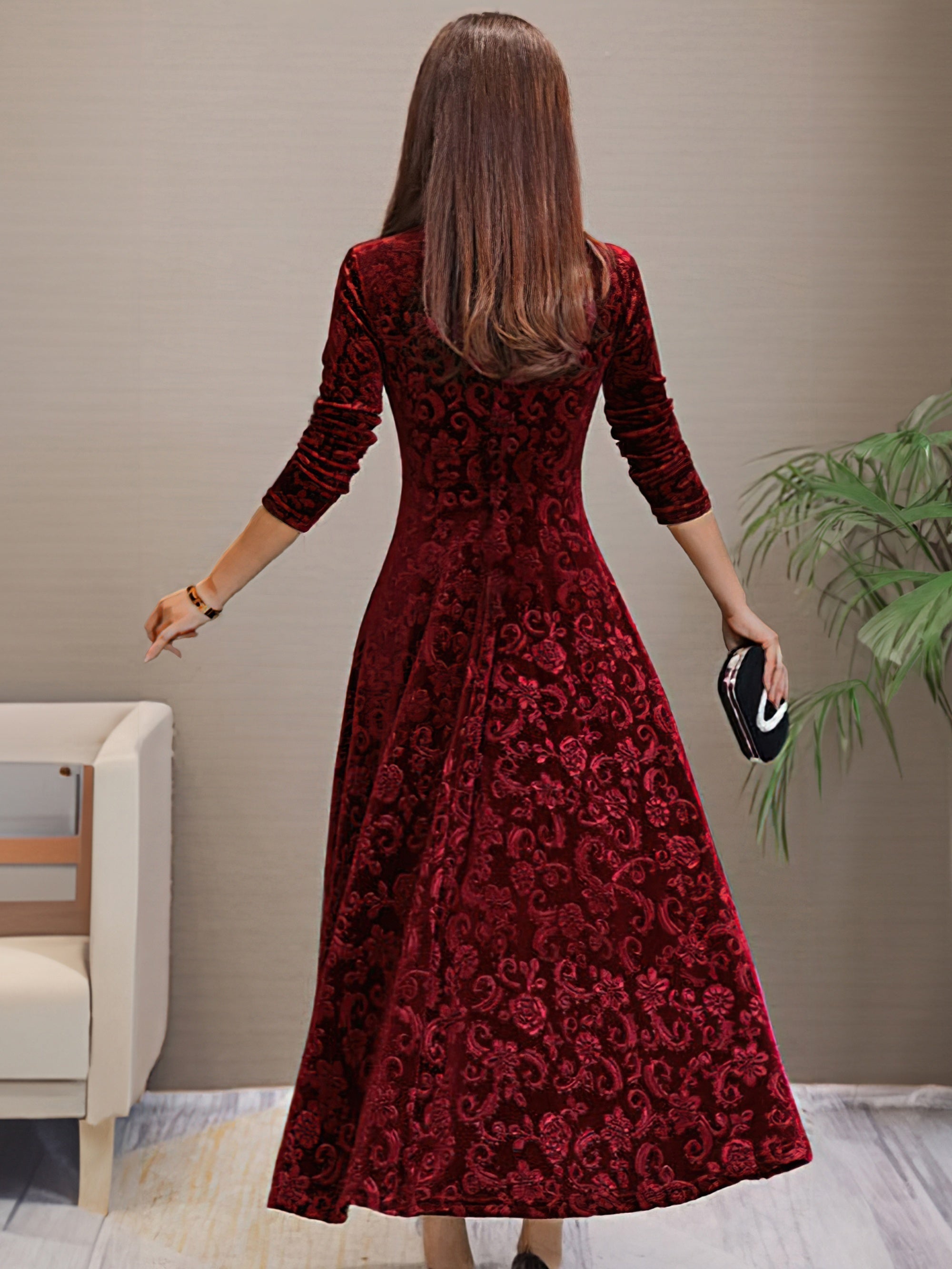 Olivia | Festive Winter Grace Dress