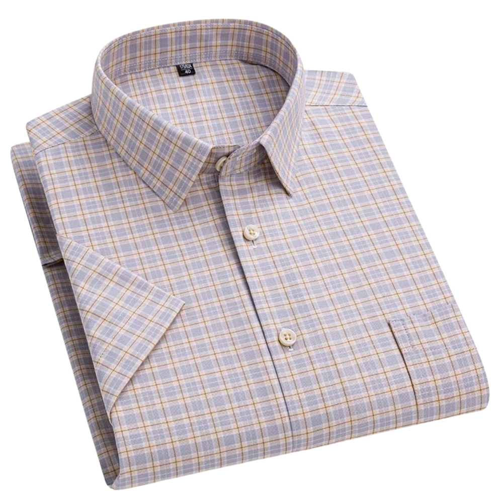 Short-Sleeve Cotton Shirt