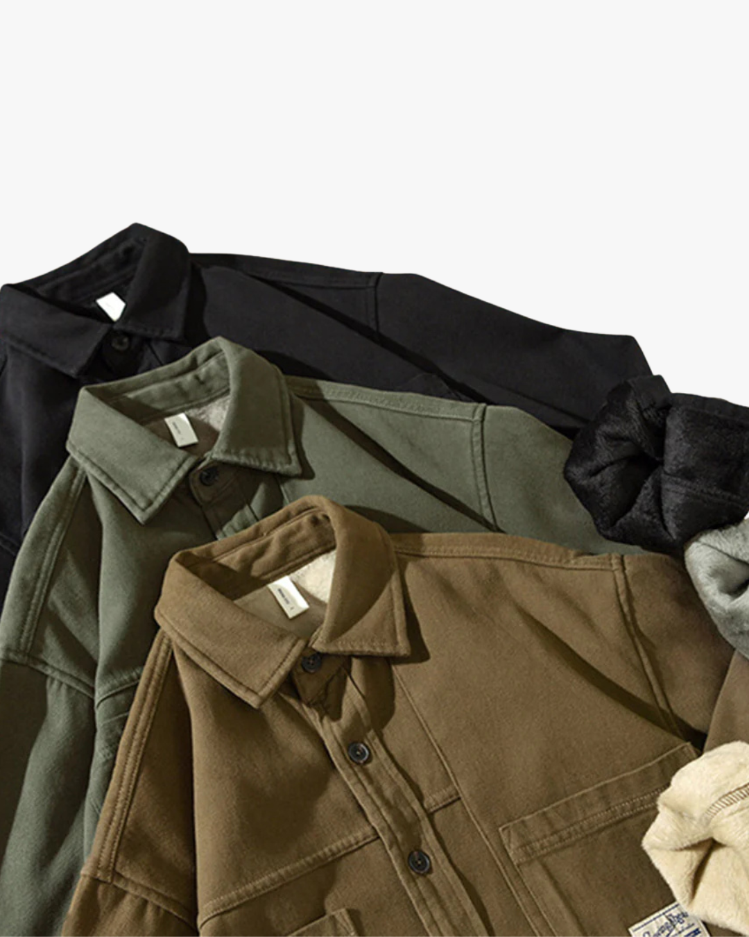 Cargo Fleece Overshirt Jacket