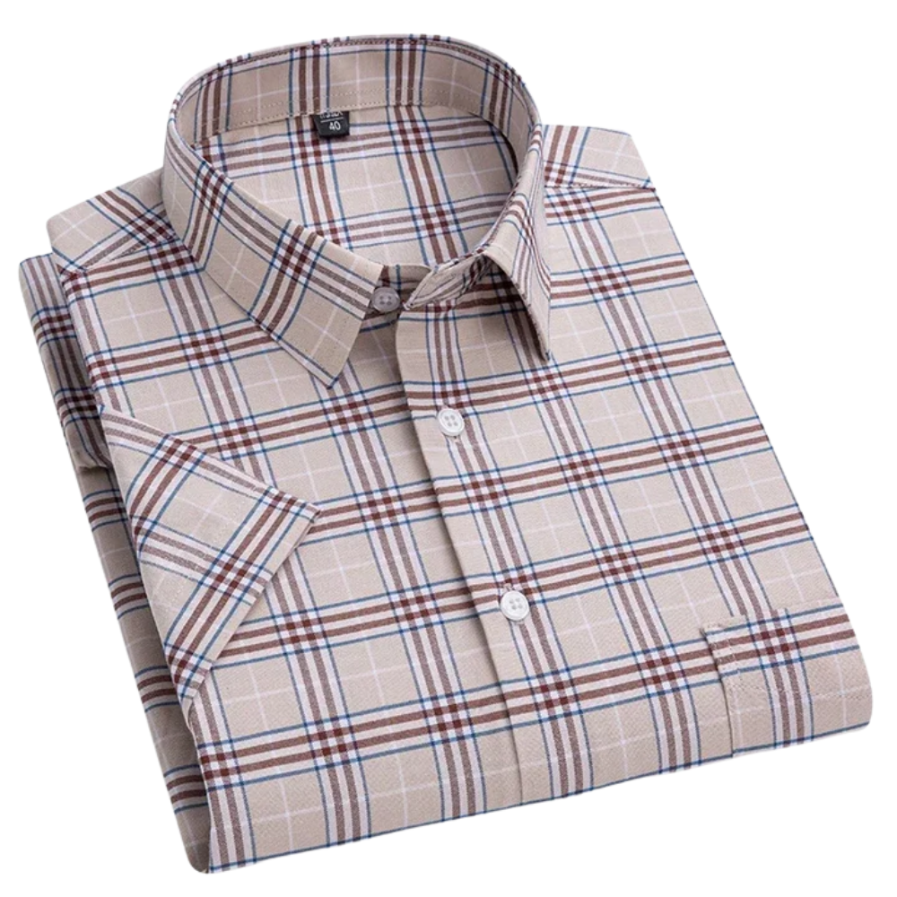 Short-Sleeve Cotton Shirt