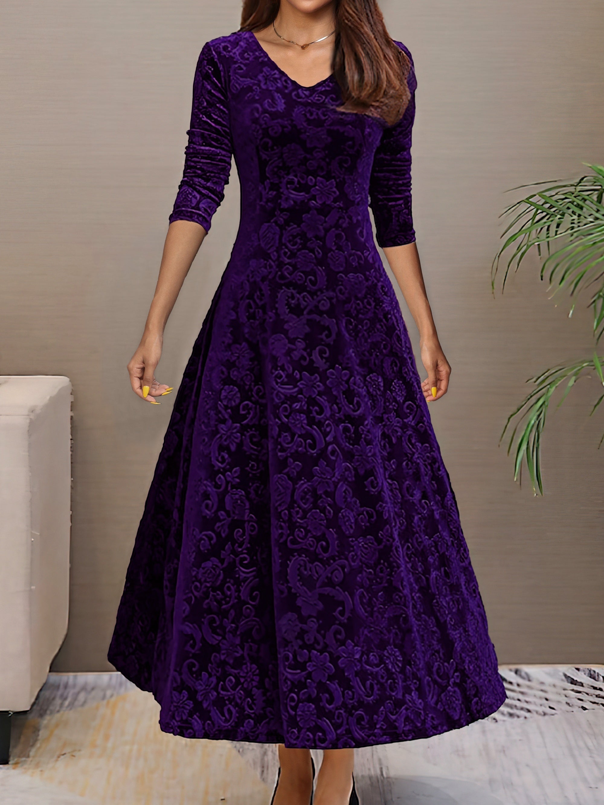 Olivia | Festive Winter Grace Dress