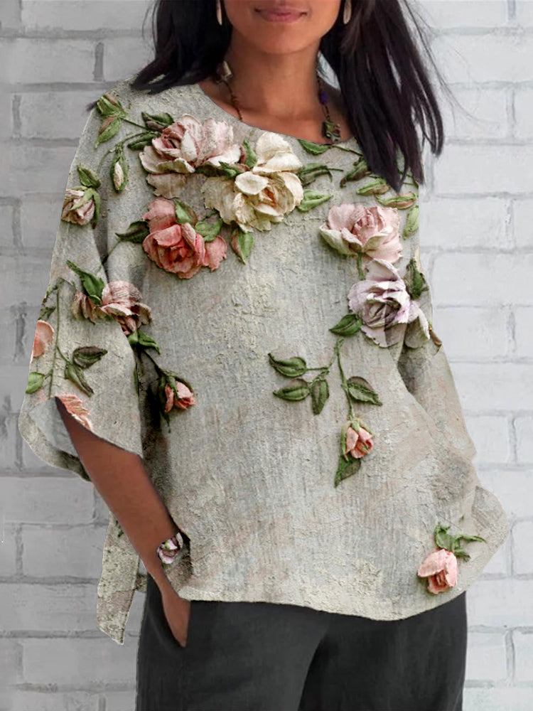 Elara | Printed Floral Top