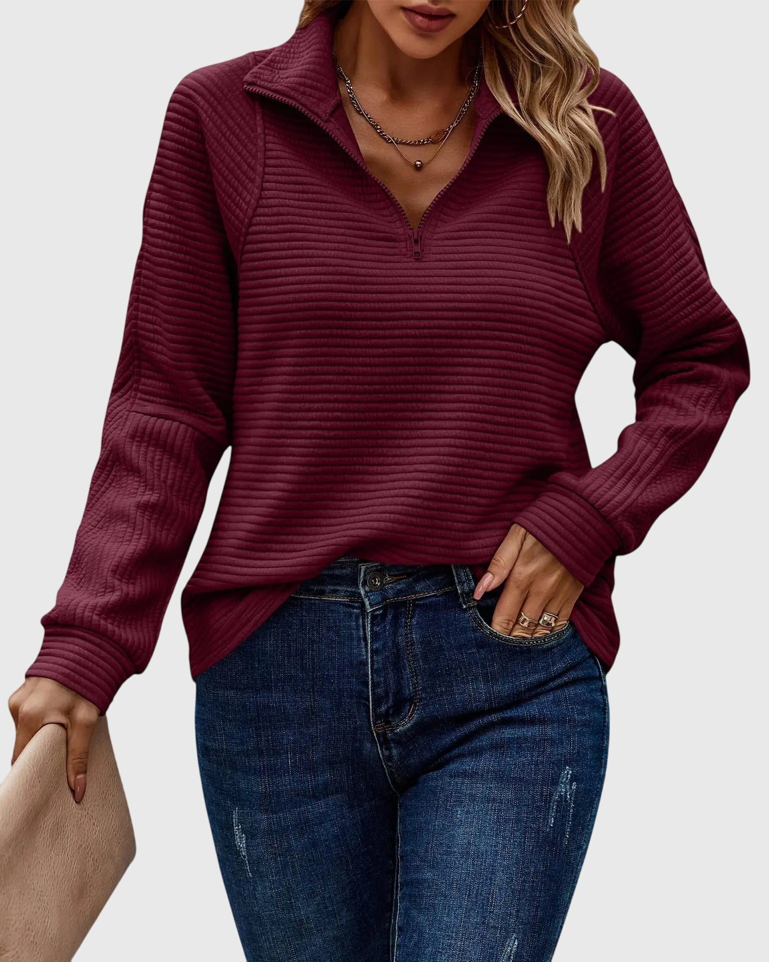 Abigail | Luxe V-Neck Knit