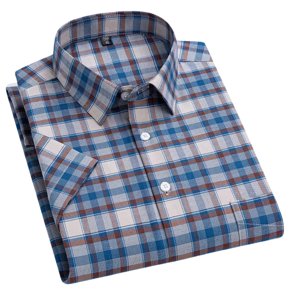 Short-Sleeve Cotton Shirt