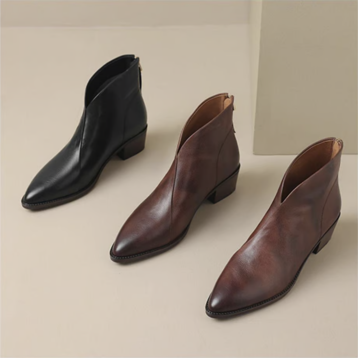 Anita| Sleek Ankle Boots