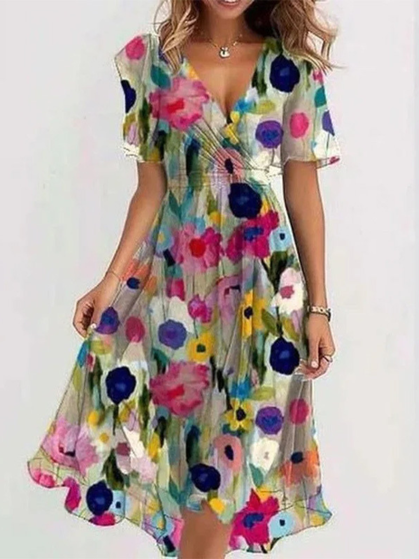 Stella | Breezy Boho Belly-Cover Summer Dress