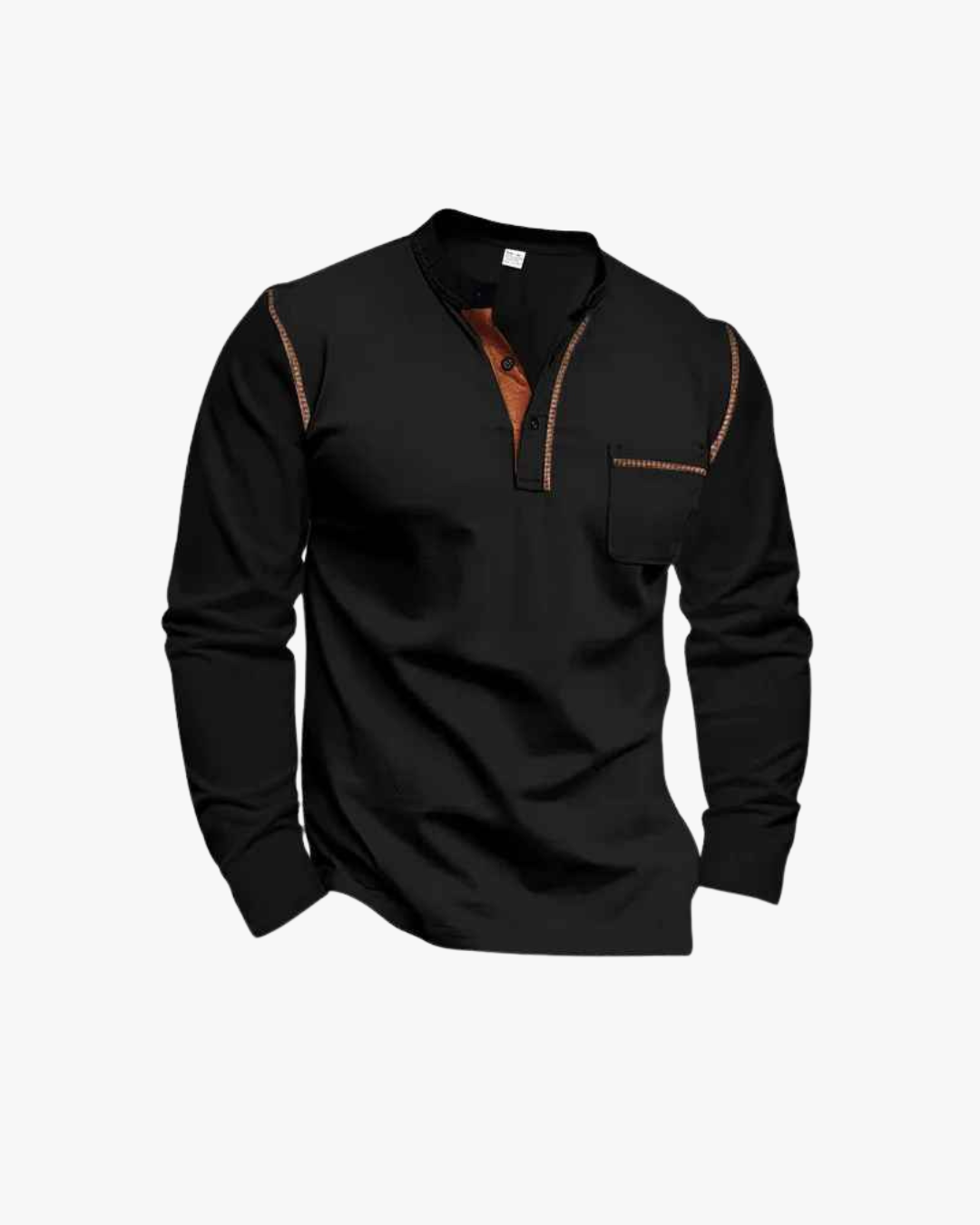 Refined Contrast Stitch Shirt