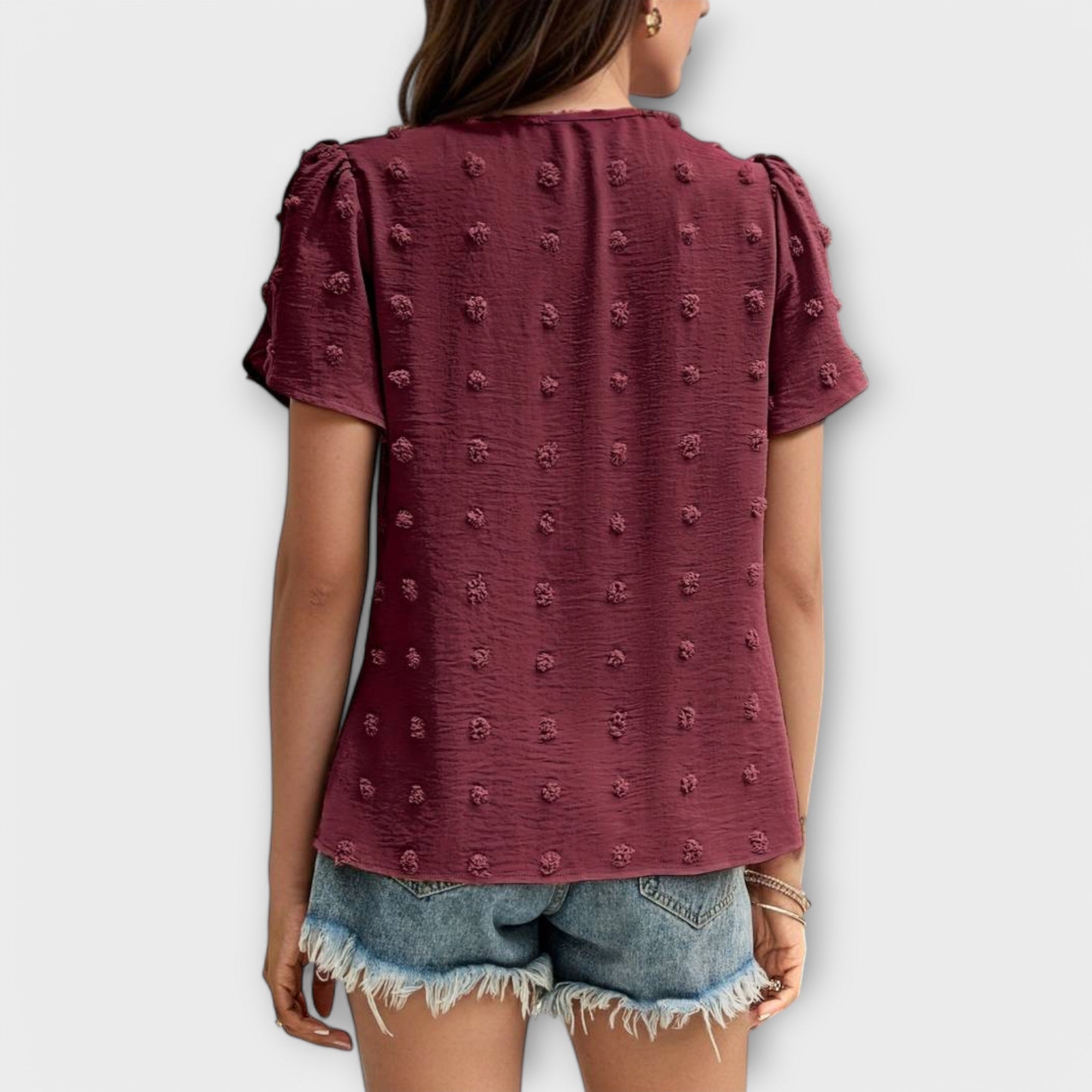 Charlotte - polka dot blouse