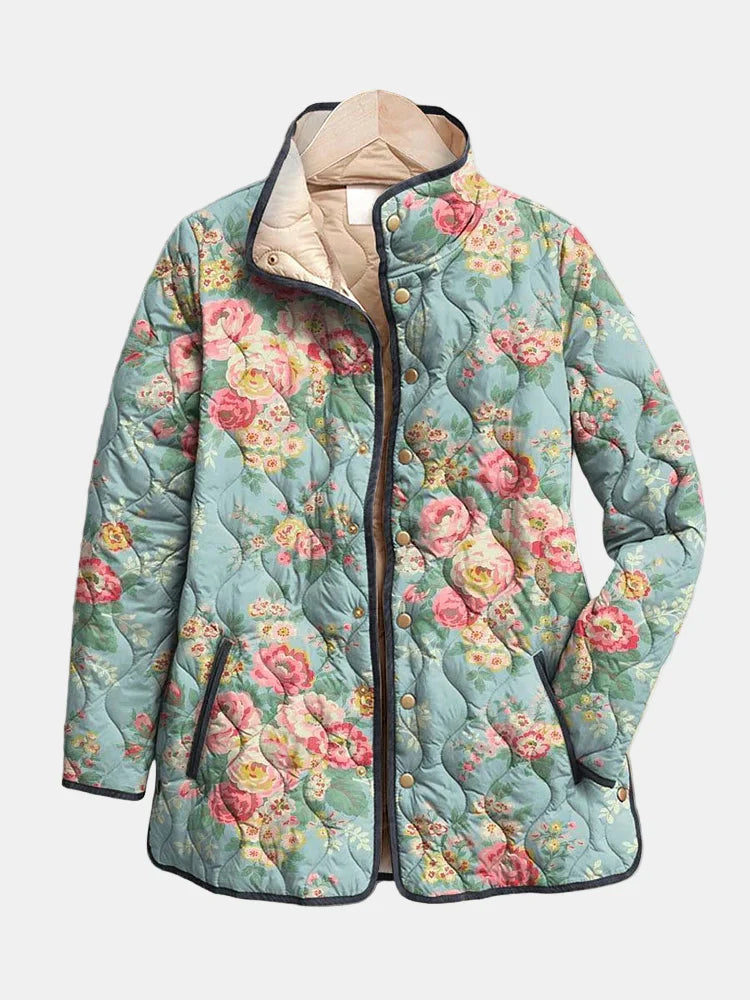 Violet | Floral Quilted Jacket
