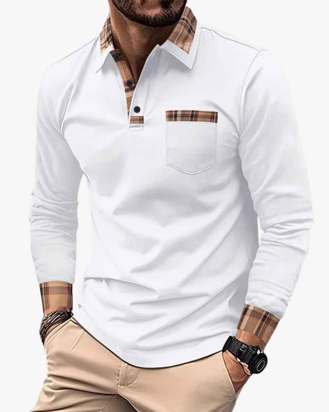 Modern Long Sleeve Polo
