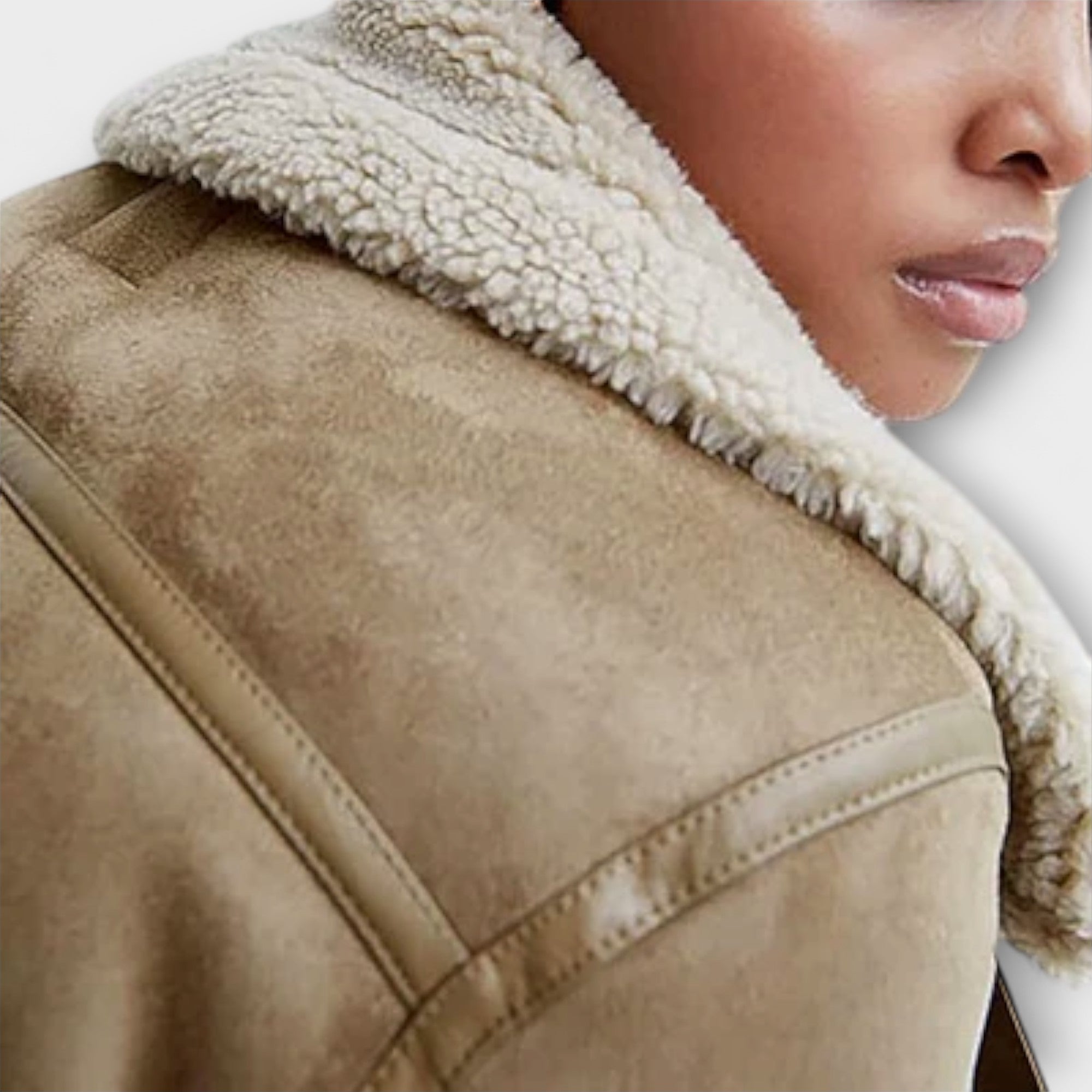 Aurora Shearling Aviator Jacket