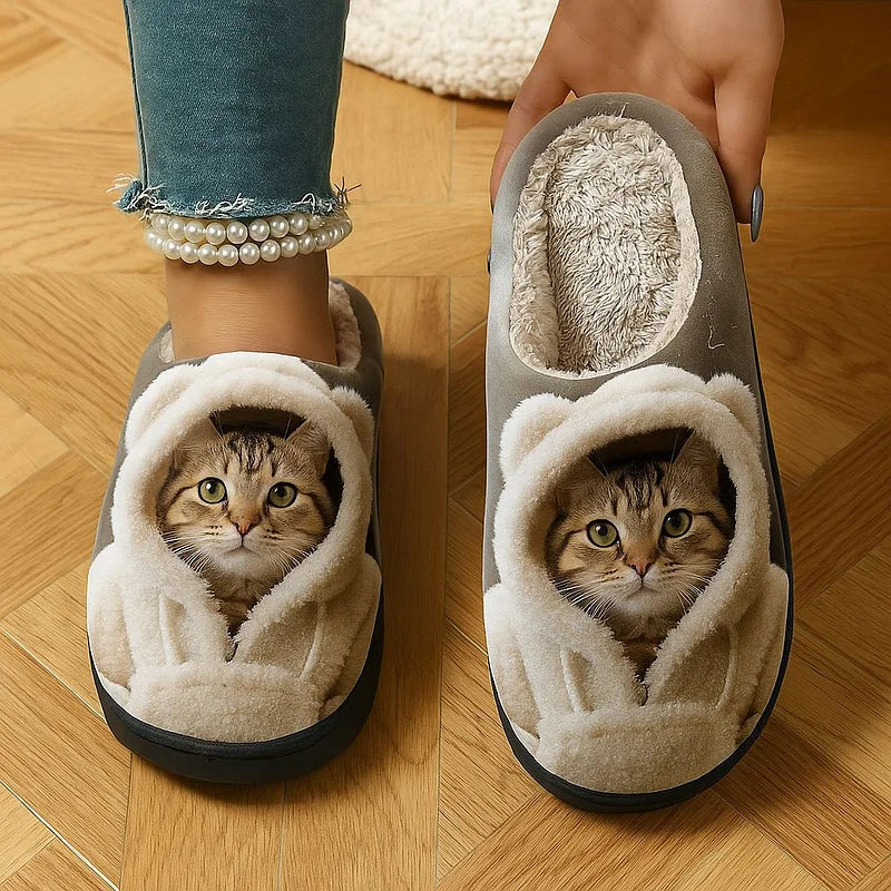 Colette | Cozy Cat Home Slippers