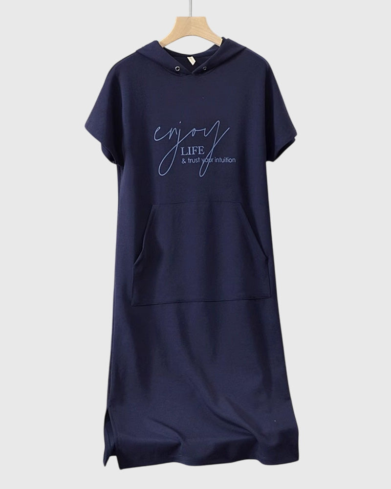 Sloane | Relaxed Hooded Everyday Comfort Dress