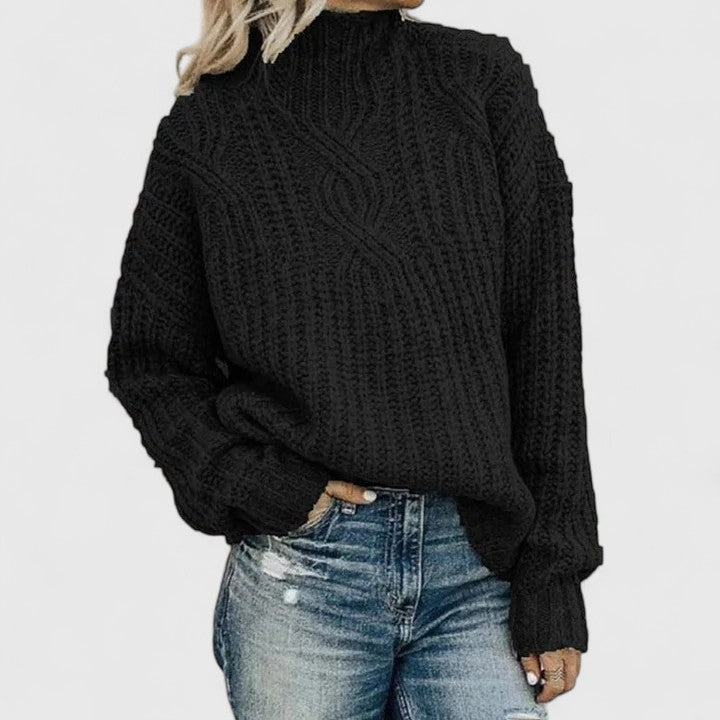 Aerynna | Elegant Cable Knit Sweater