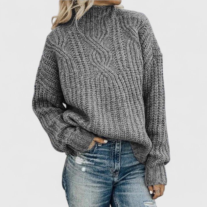 Aerynna | Elegant Cable Knit Sweater