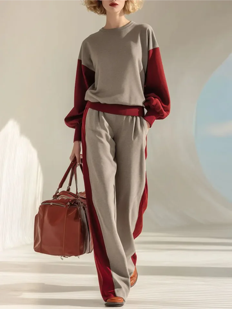 Lorenzo | Modern Contrast Panel Two Piece