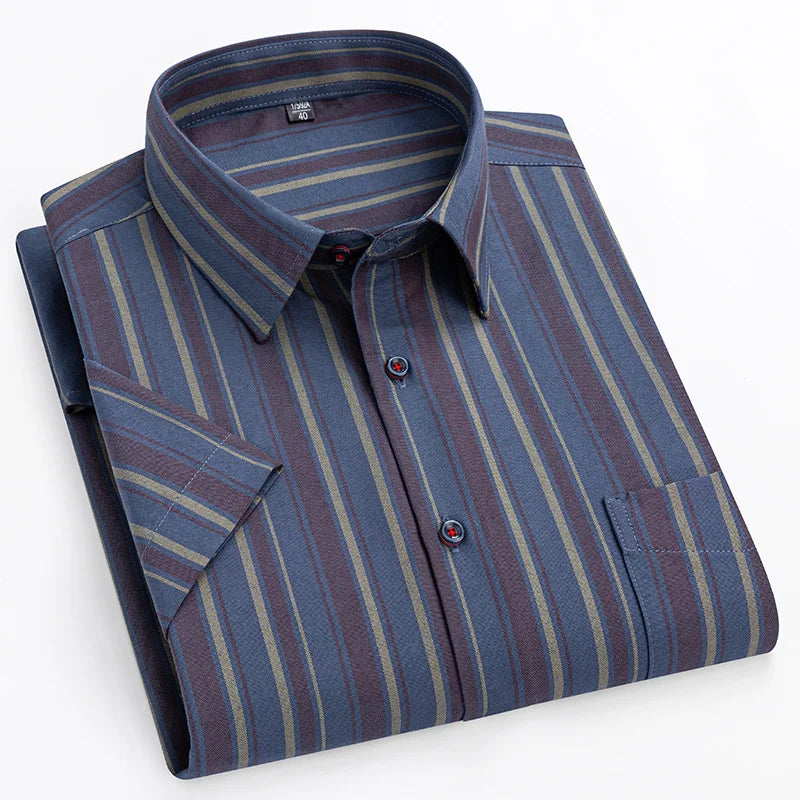 Short-Sleeve Cotton Shirt