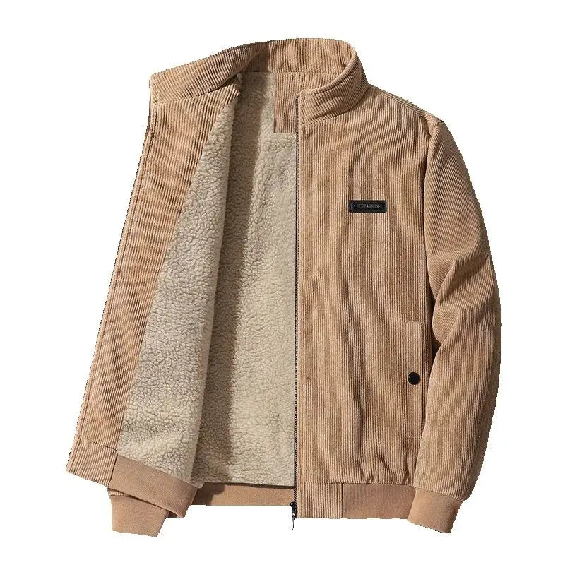 Corduroy Fleece Lined Jacket