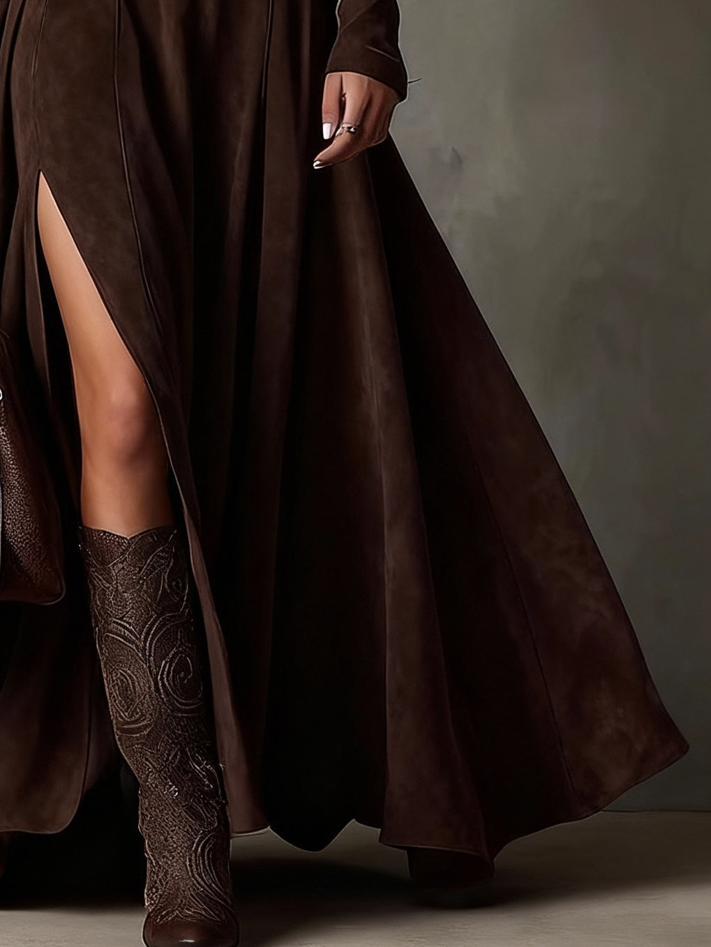 Briar |  Suede Dress