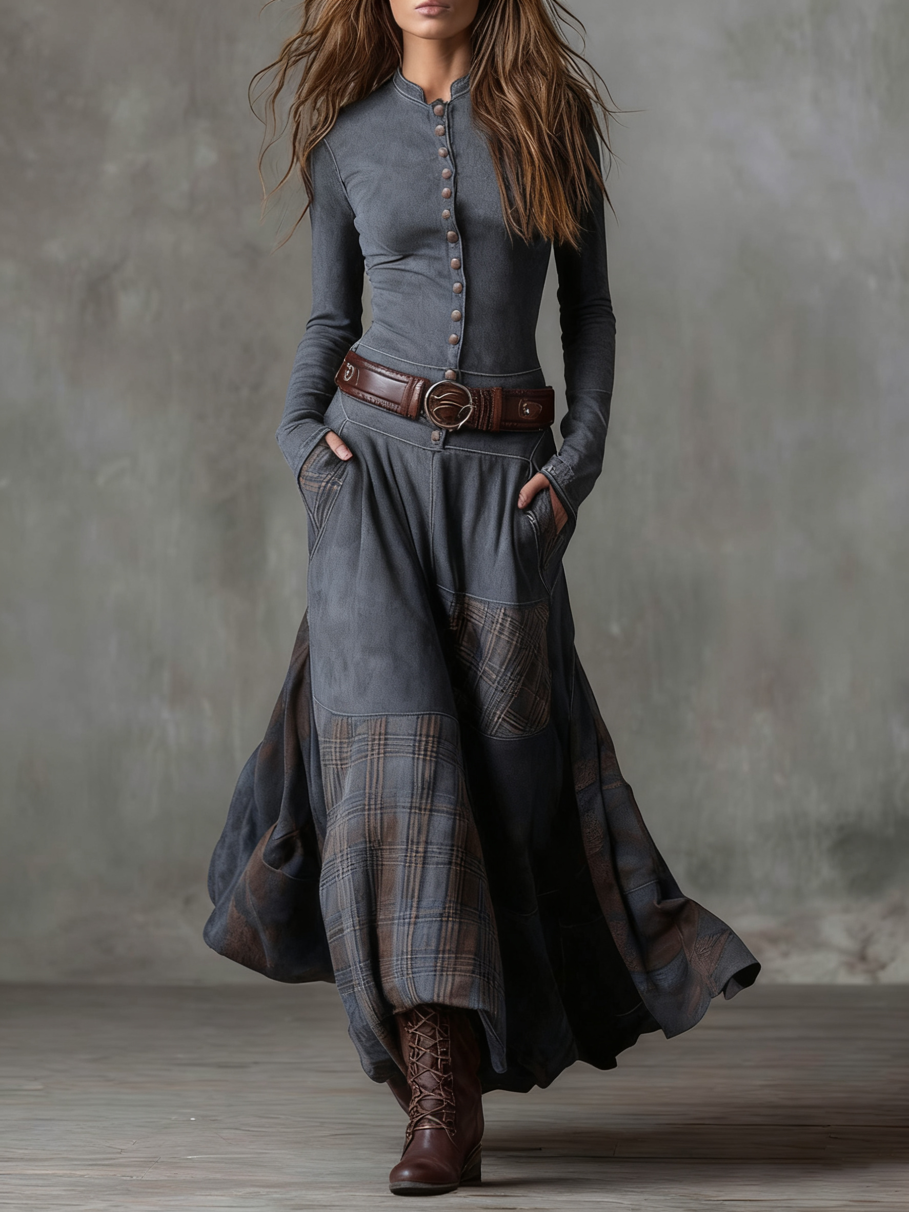 Maravelle | Vintage Autumn Grace Dress