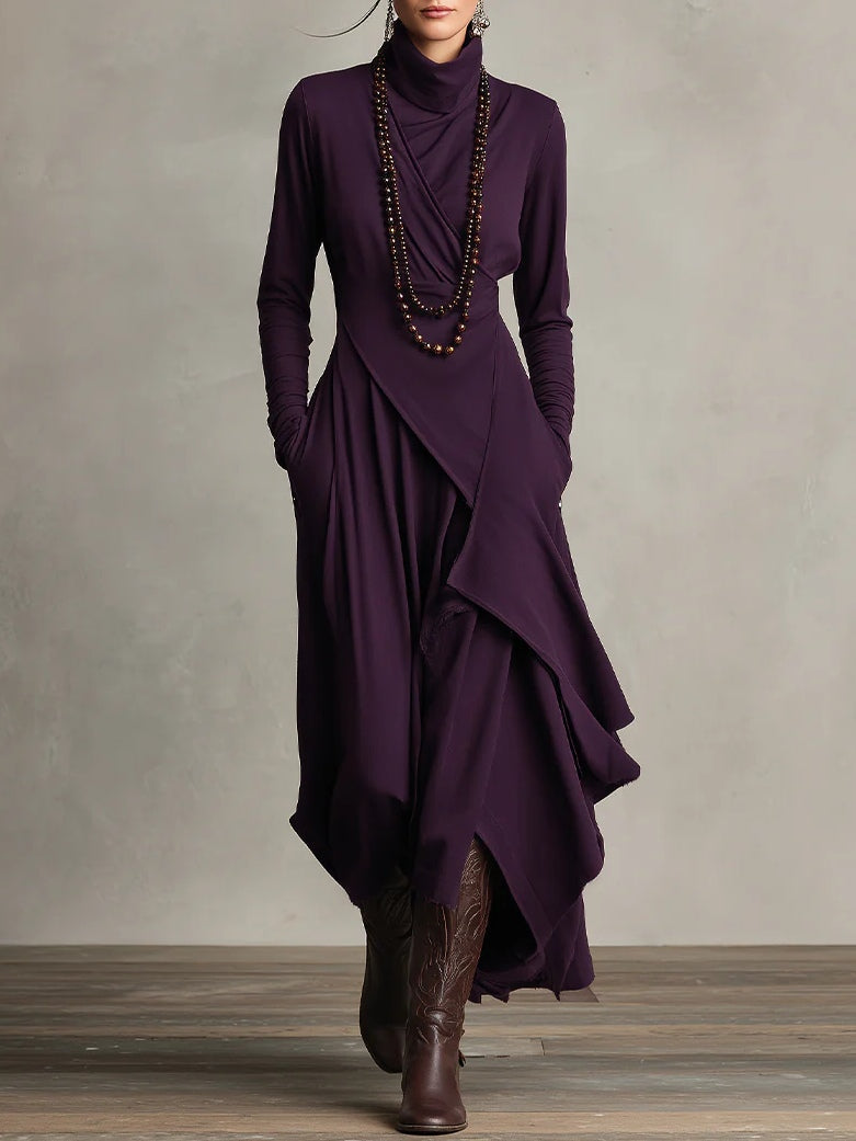 Marilyn | Graceful Draped Maxi Dress